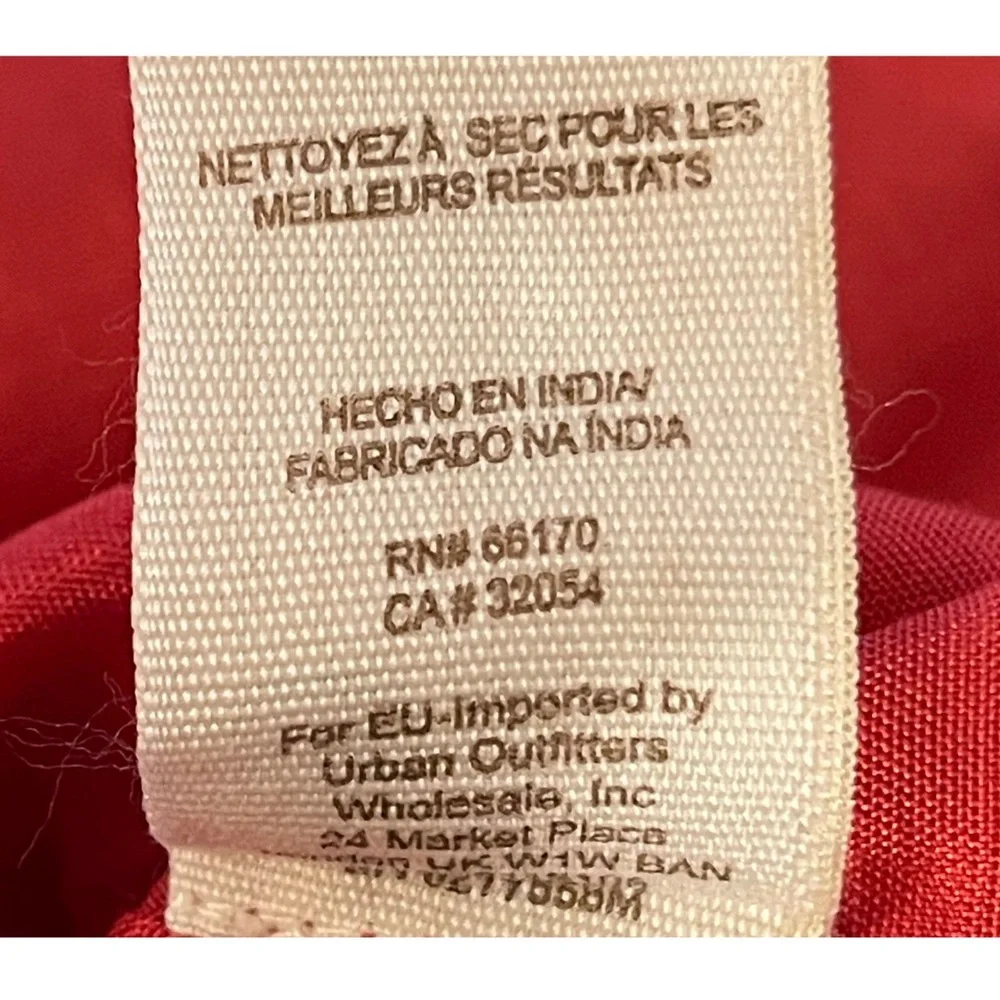 Free People Mini Dress Red Bronze Metallic Sleeveless Dress NWT SZ 4 - Picture 12 of 14